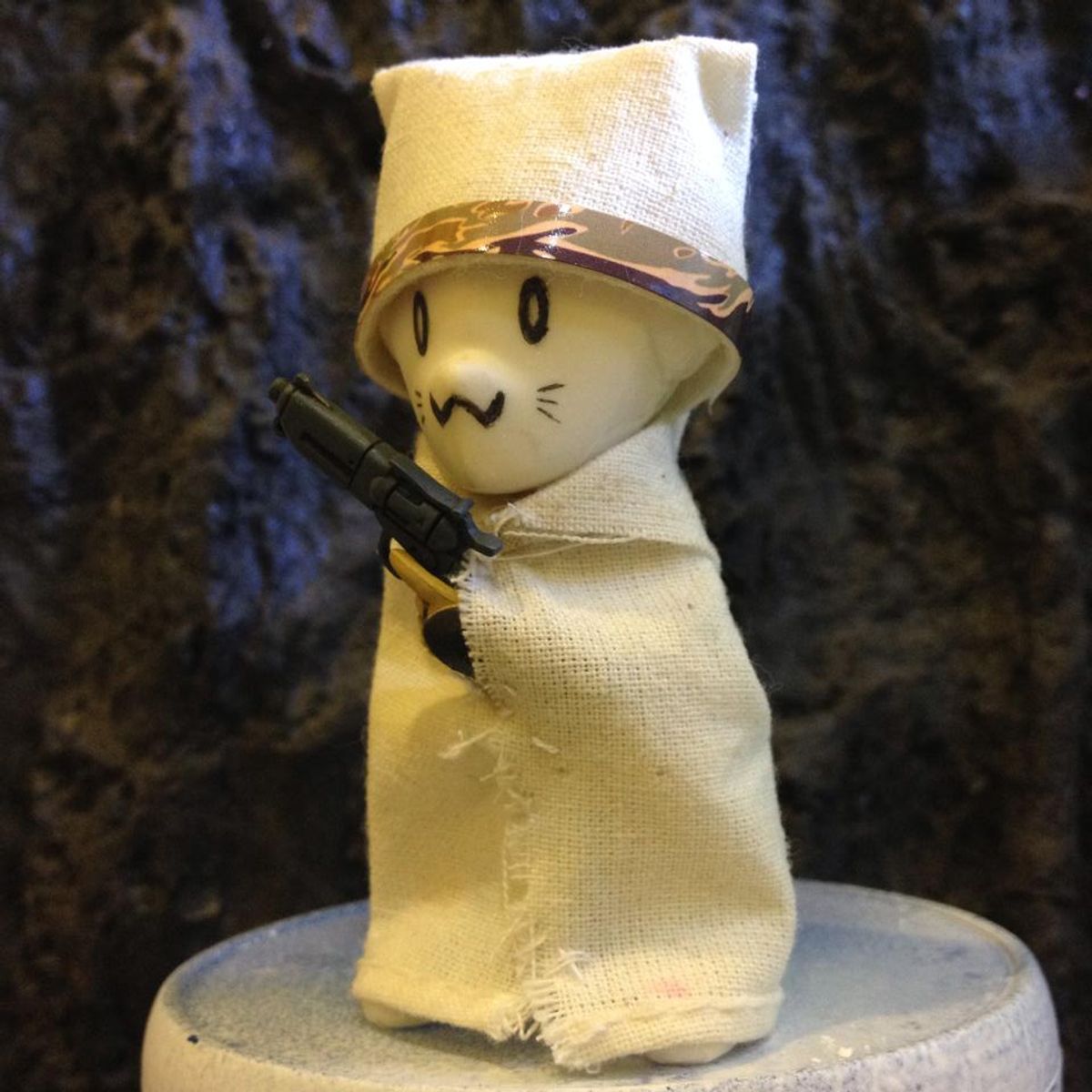 White cat killer Winter