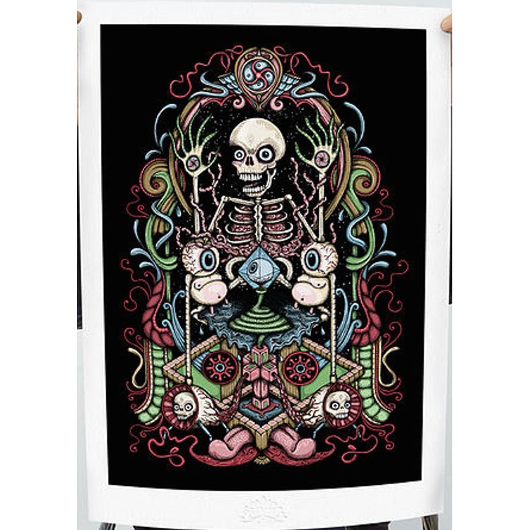 THE RETINAL REAPER: LTD EDITION GICLEE PRINT by Seymour