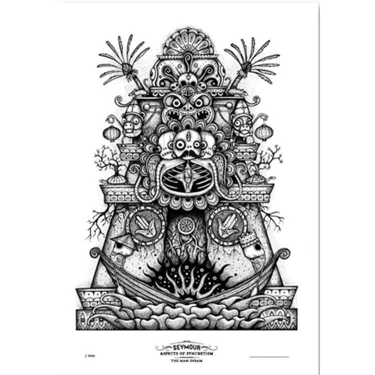 'THE MAN-DIRAM' PRINT by Seymour