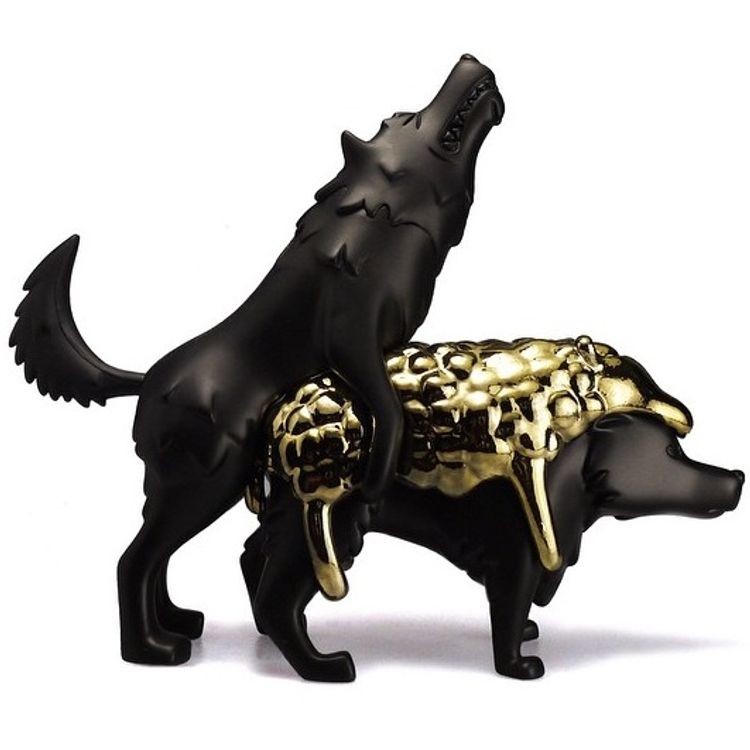 Bitch - Black and Gold SDCC 2014 exclusive colorway by Luke Chueh