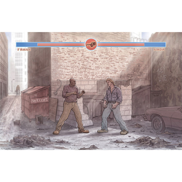 They Live: Alley Fight by PJ Mcquade