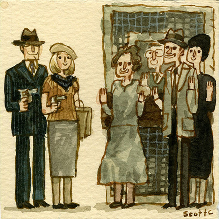 Bonnie and Clyde by Scott Campbell (Scott C)