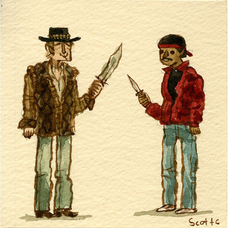 Crocodile Dundee by Scott Campbell (Scott C)