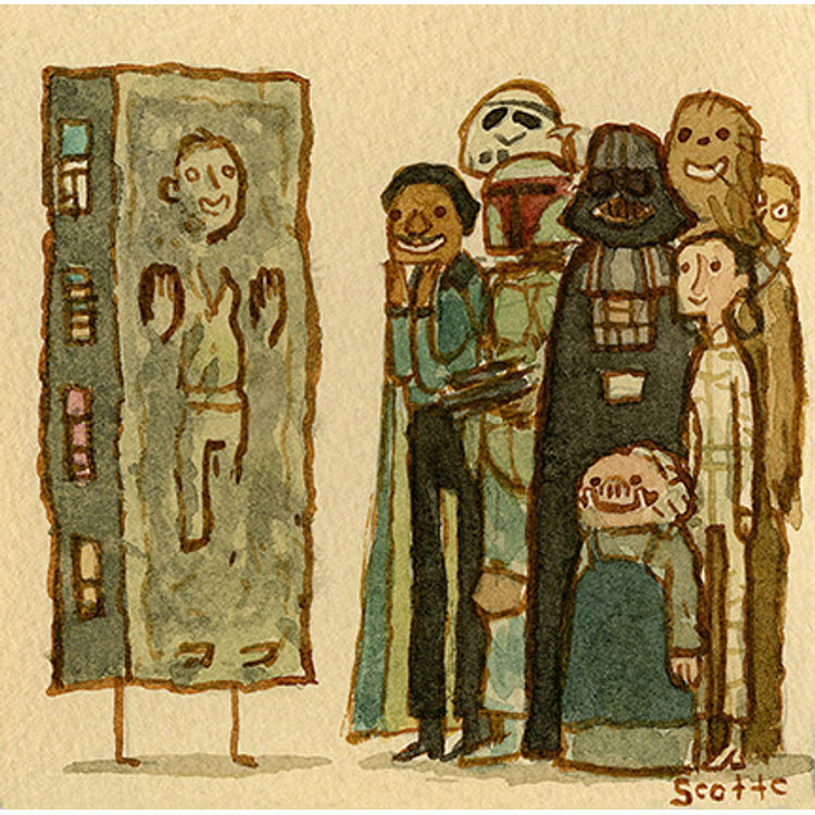 Star Wars: Epsiode V - The Empire Strikes Back (A) by Scott Campbell (Scott C)