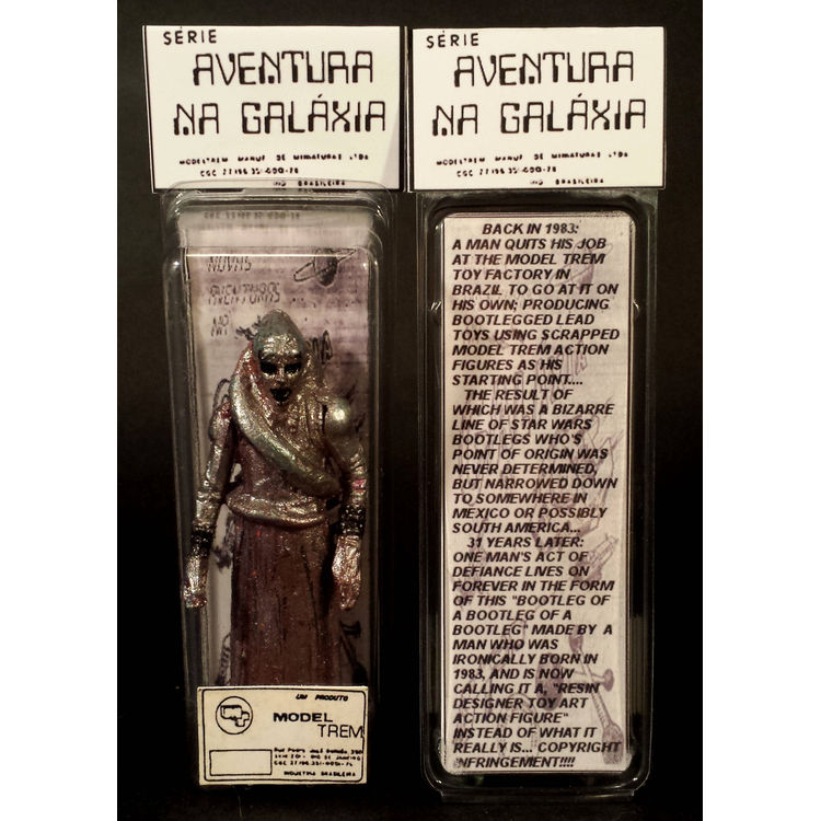 "MODEL TREM BIB" RESIN DESIGNER TOY ART ACTION FIGURE by DERRICK LAUGLAUG (LOGLOG)