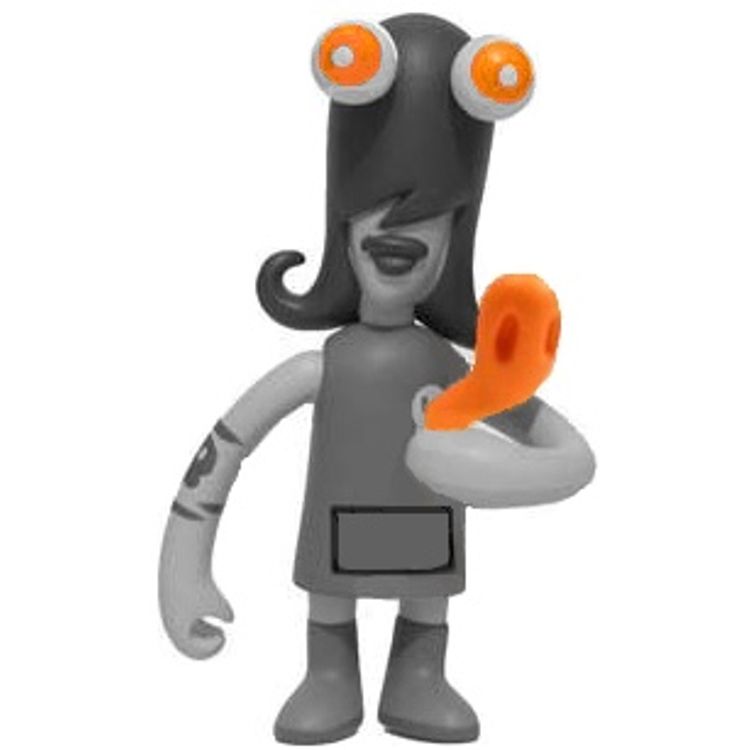 Thing-Kun (Grey) by Pete Fowler