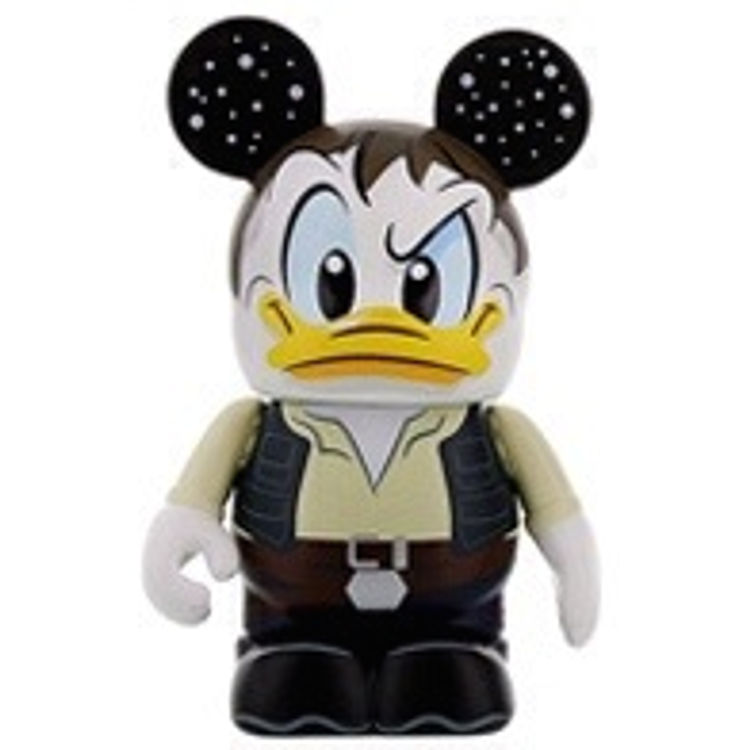 Star Wars Disney Characters - Donald Han Solo by Maria Clapsis