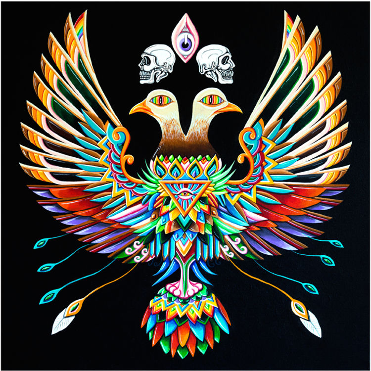 "LIKE A FEATHER FALLING" PRINTS by Drew Roulette