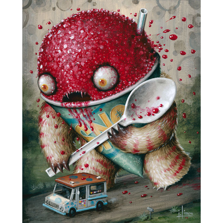 CRYPTIDBIT POW NO. 3 (Abominable Snow Cone) by Jason Limon