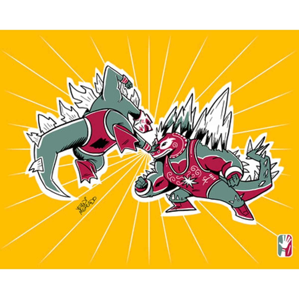 Luchazilla vs Space Luchazilla (Godzilla vs. Space Godzilla)