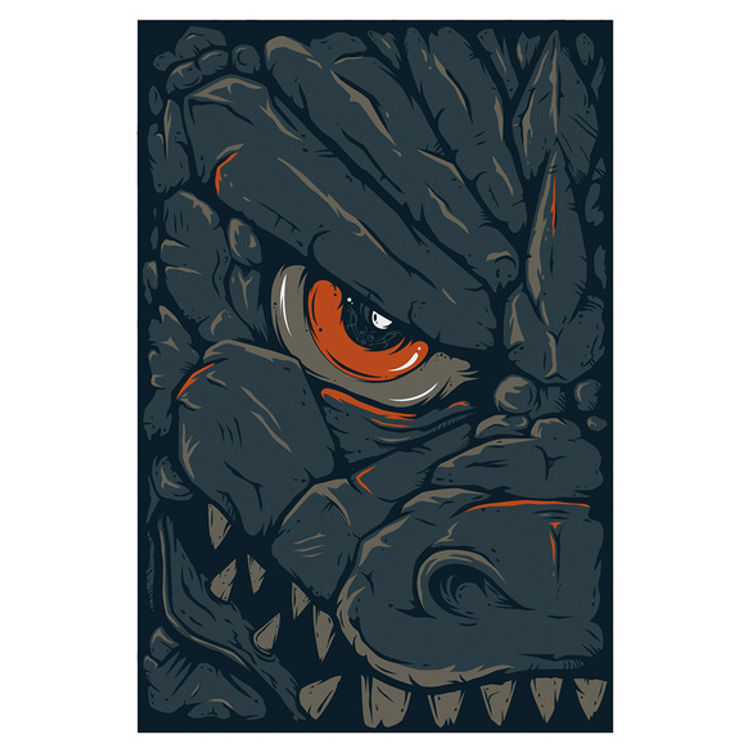 Enemy in Sight (Godzilla vs. Mothra) by Nathan Walker
