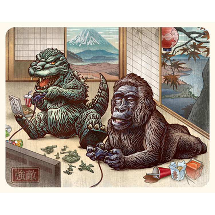 Boss Battle (Godzilla vs. King Kong) by Chet Phillips