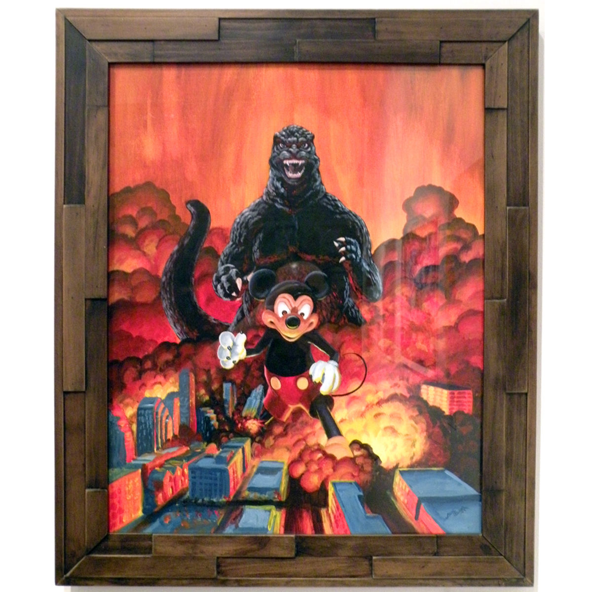 Austin is Burning (Godzilla vs. Mickey Mouse)