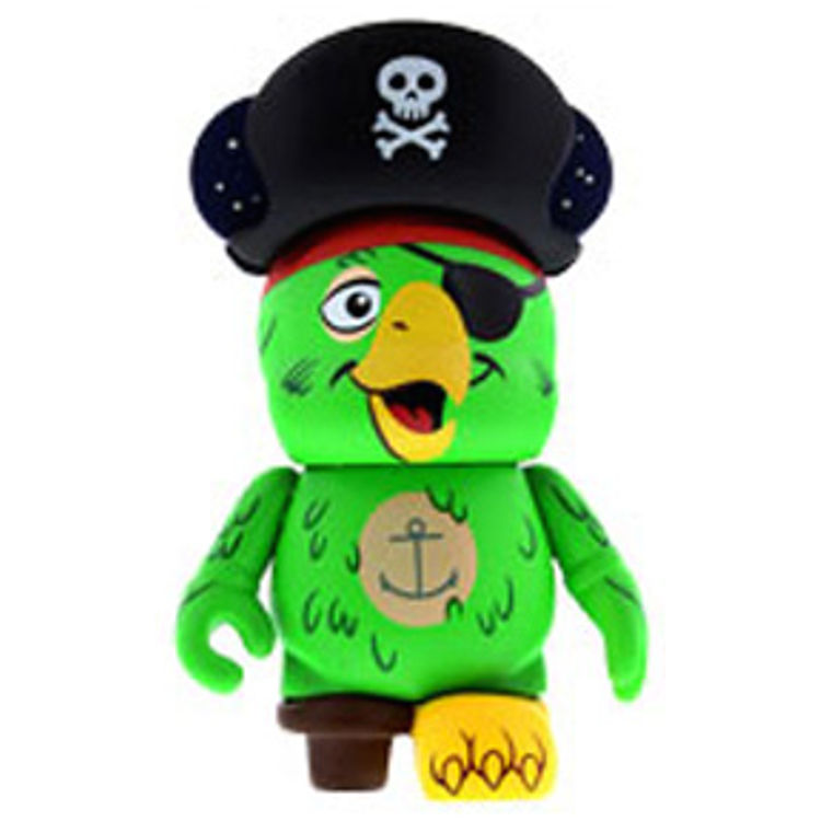 Vinylmation Pirates of the Caribbean 2 Series - Peg-Leg Parrot (Chase) by Casey Jones