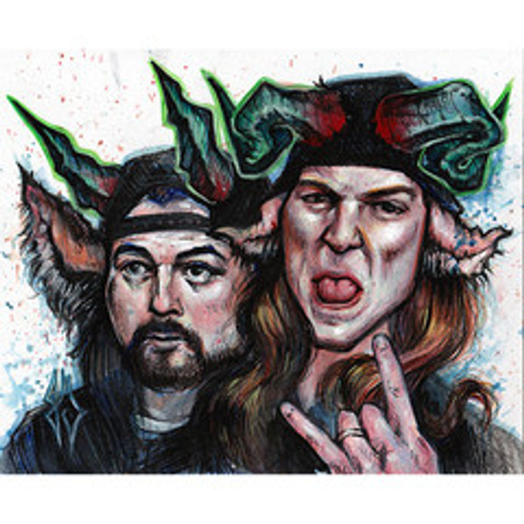 An Inseparable Pair of Good Natured Satyrs by Jacqueline Gallagher