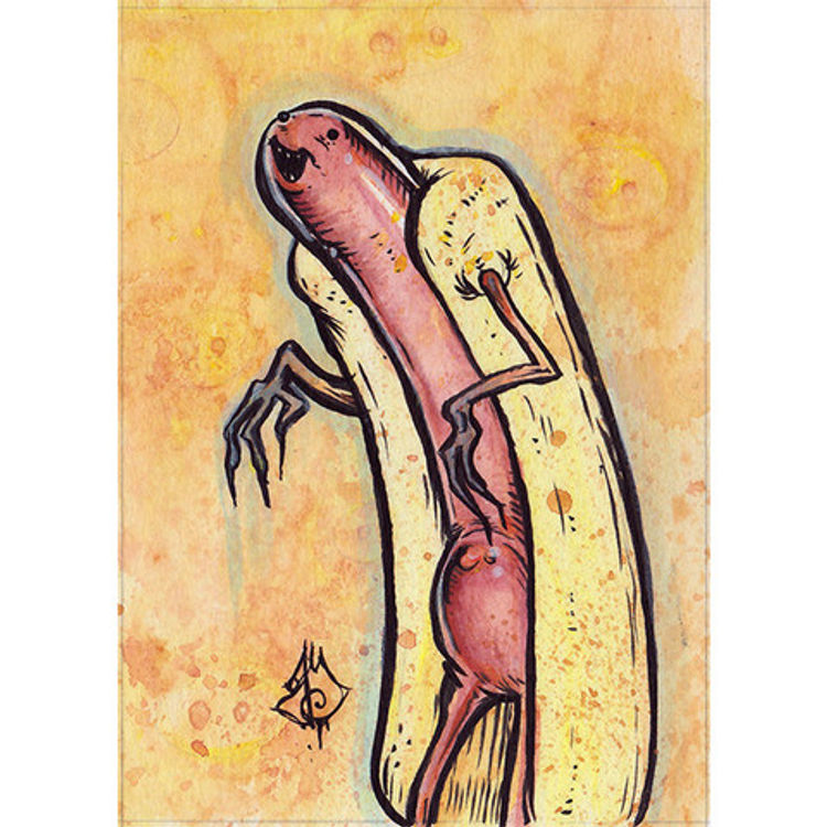 Happy Hot Dog by Jacqueline Gallagher