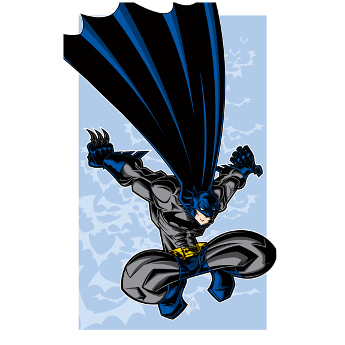 I AM THE NIGHT - The CLASSIC BLUE & GRAY Batman