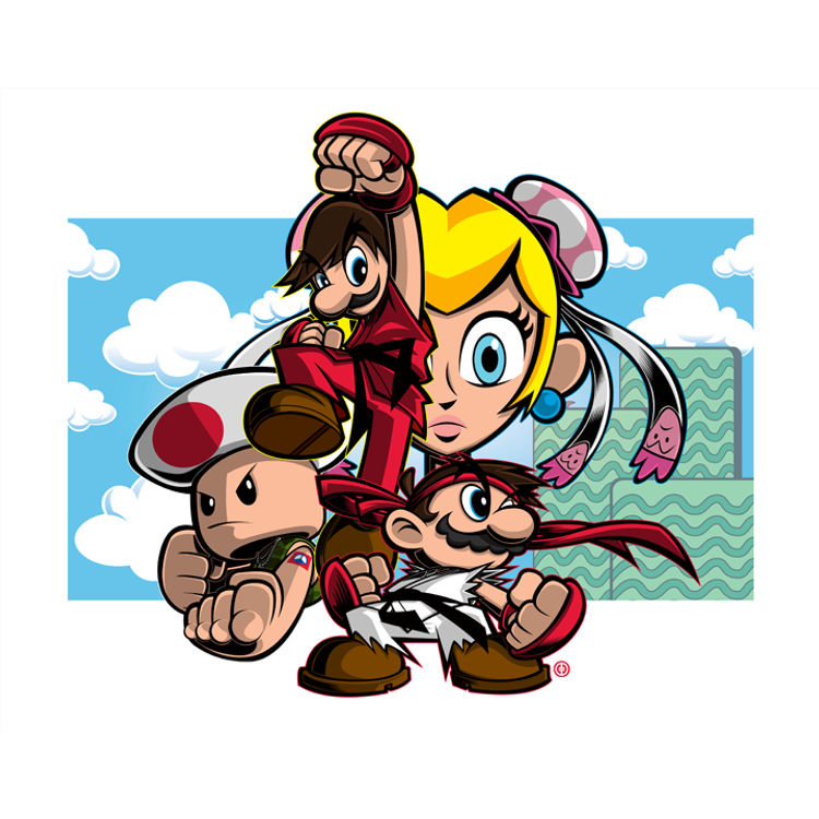 SUPER SUPER MARIO FIGHTER 2 by Tracy Tubera