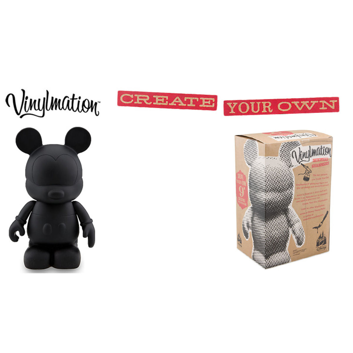 Create Your Own : 9" - Black