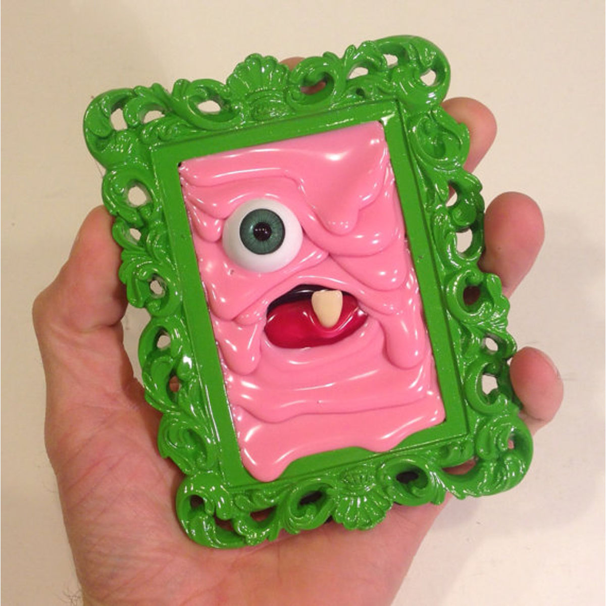 MeltMonsterPortraits - pink/green