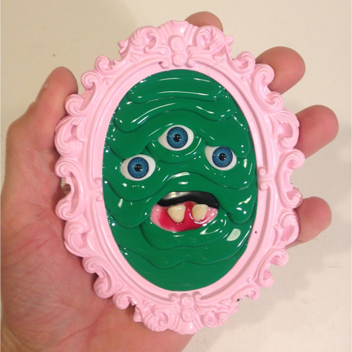 MeltMonsterPortraits - green/pink