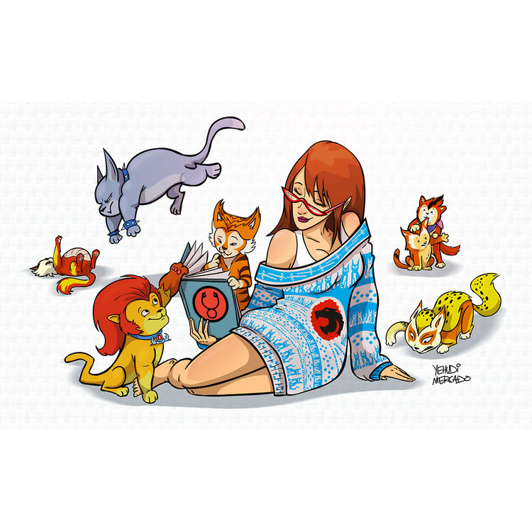 Crazy Cat Lady by Yehudi Mercado