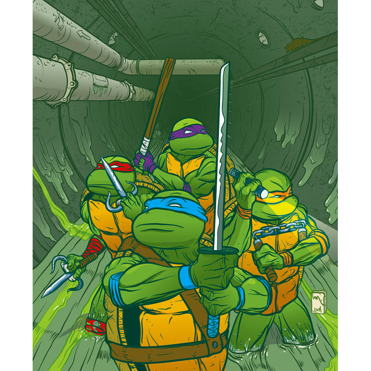 The Heroes in a Half Shell by Mark Sarmel