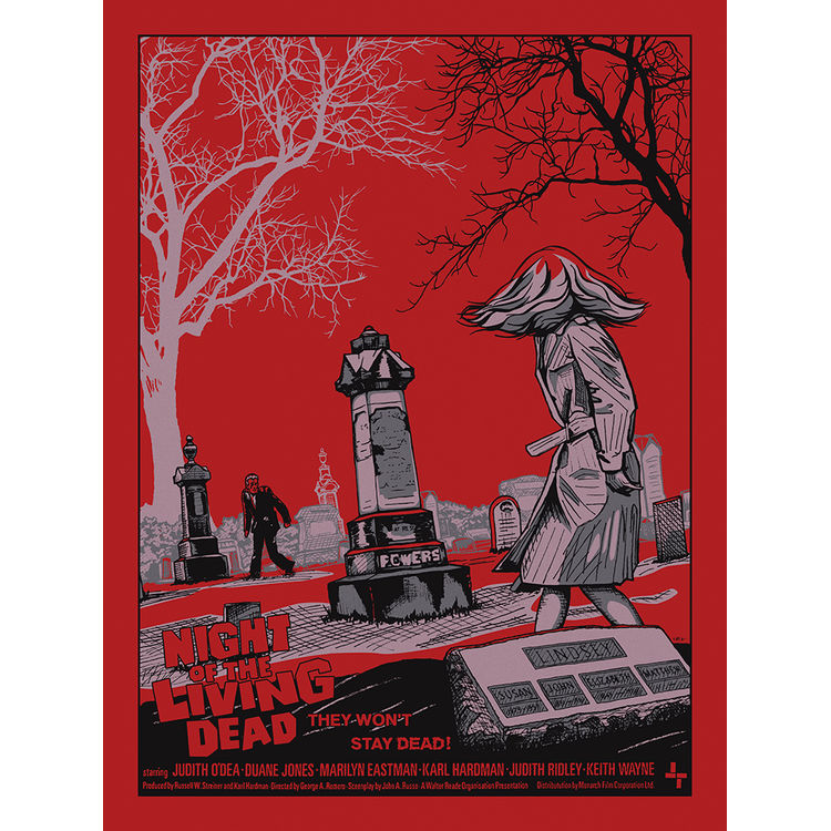 Night of the Living Dead (Red Variant) by N.E. (New Flesh)