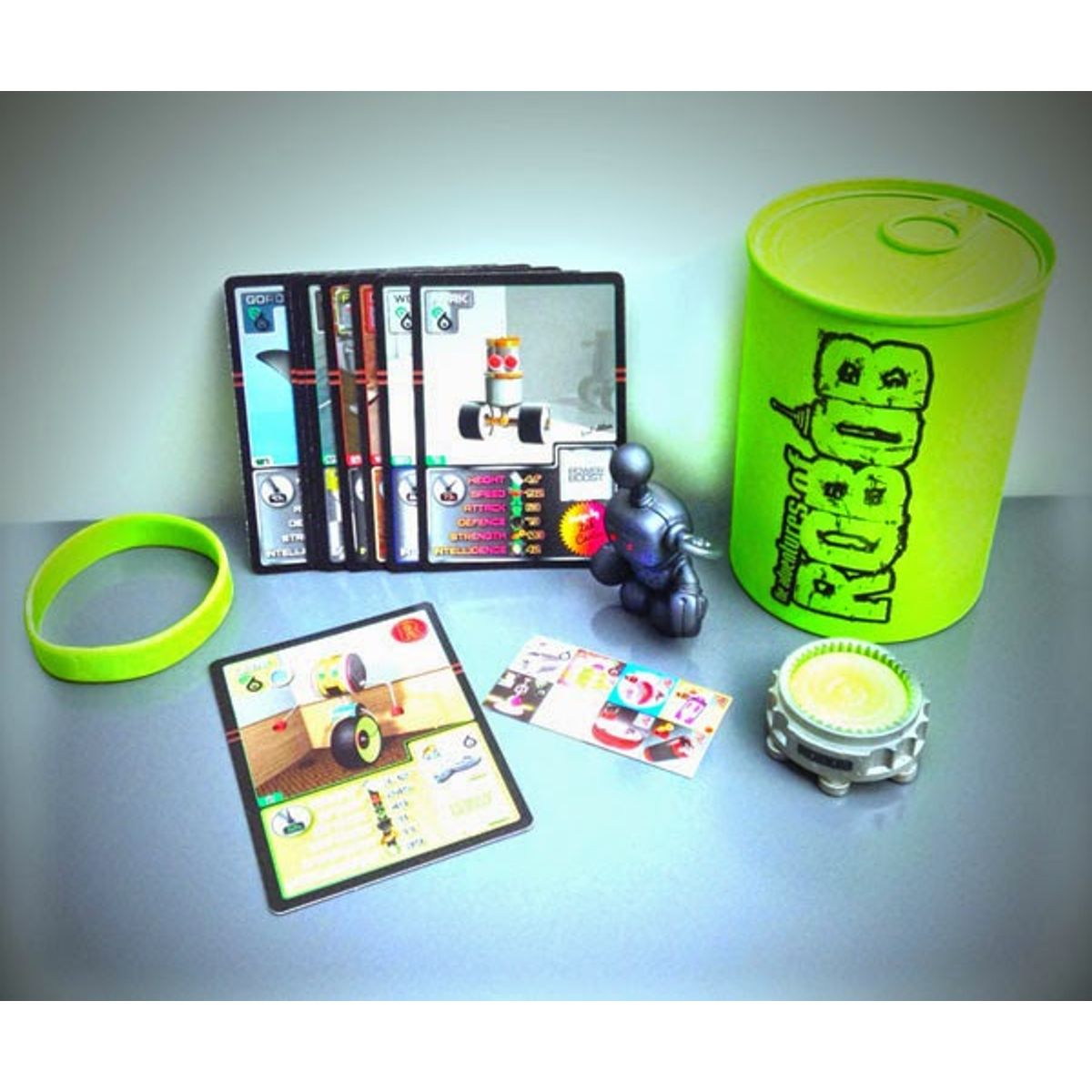 ROBOB R1 'Titanium' - toxic lime