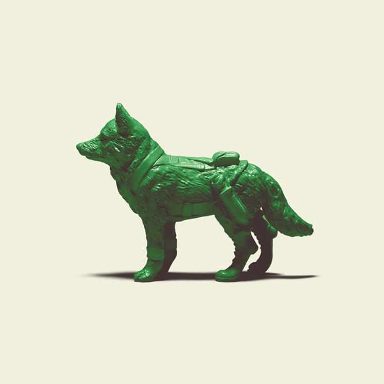 Green Green Army - red wolf by Point Panda