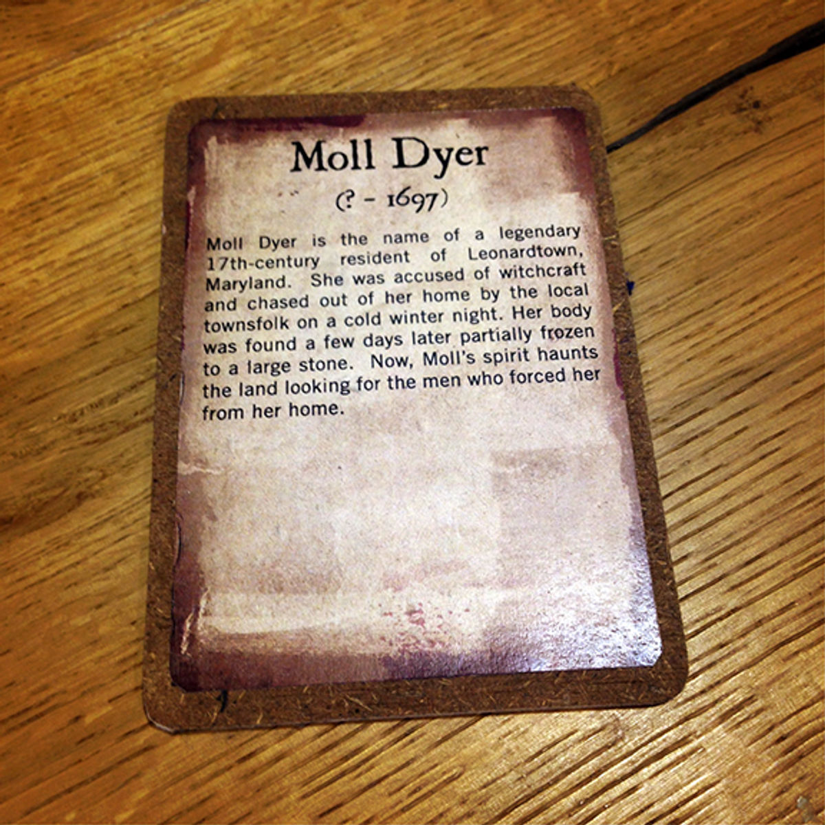 Moll Dyer (Original Illustration)
