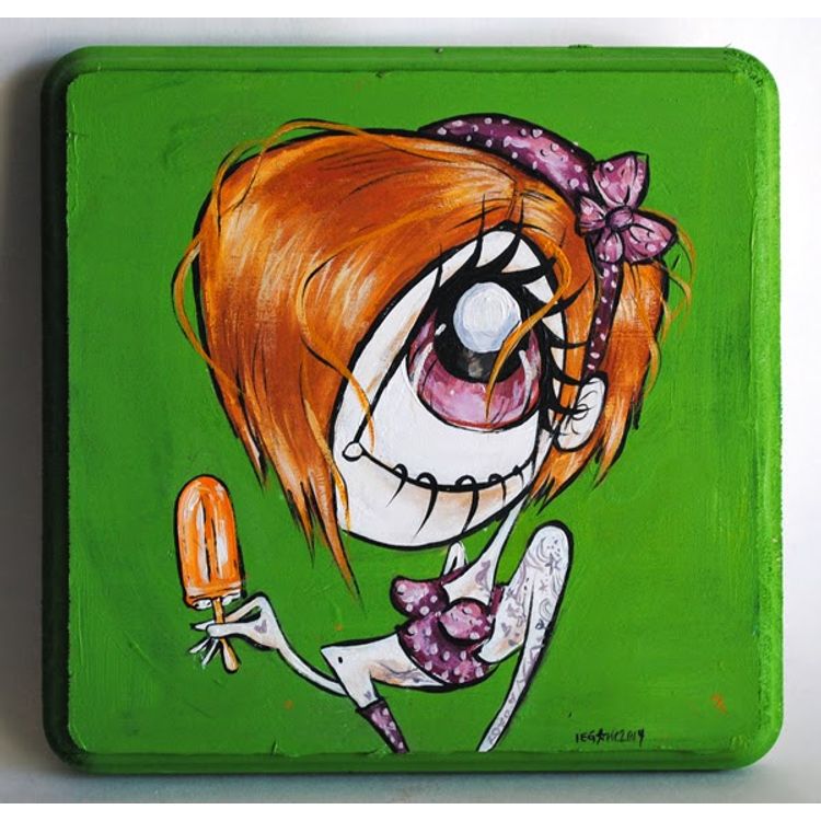 Orange and Cream by One Eyed Girl (Kasey Tararuj)