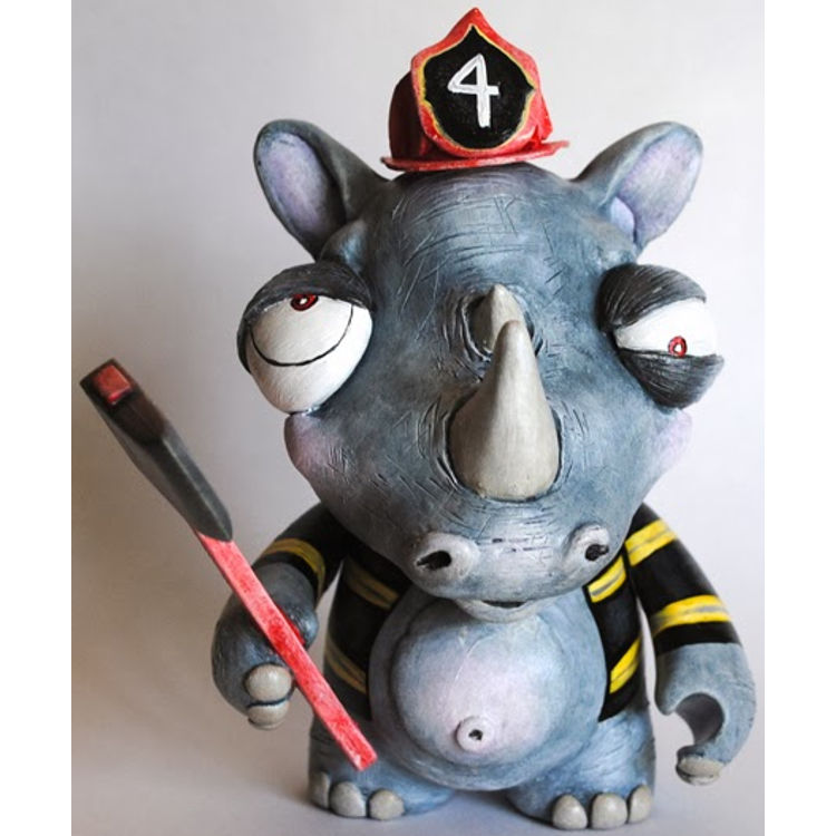 Rhinoceros by One Eyed Girl (Kasey Tararuj)