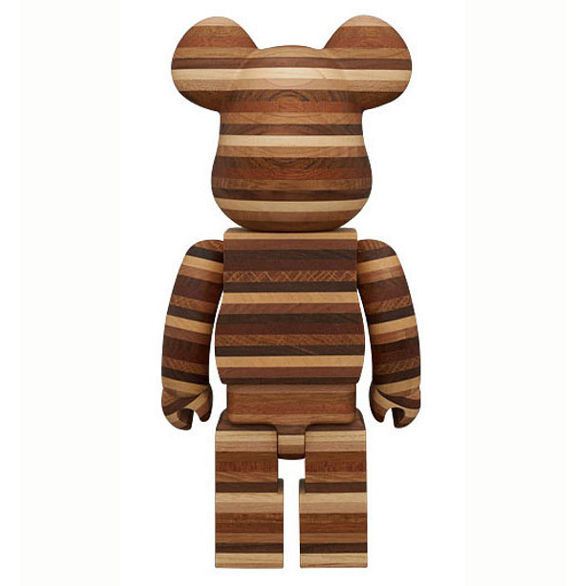 400% Horizontal Stripe Karimoku Bearbrick
