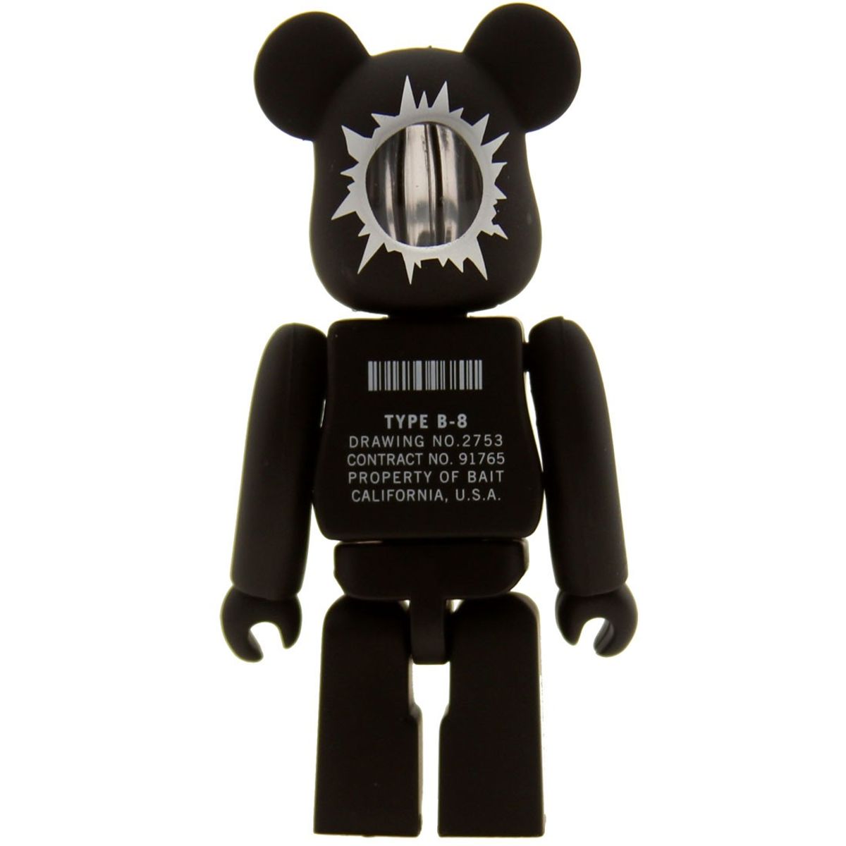 BAIT x Medicom 100% Bearbrick Figure (black) - BAIT SDCC Exclusive