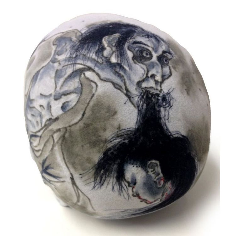 S · G · F 1/1 SKULL HEAD Artist / GANJI (Three Tides tattoo) (Variant) by GANJI (Three Tides tattoo)