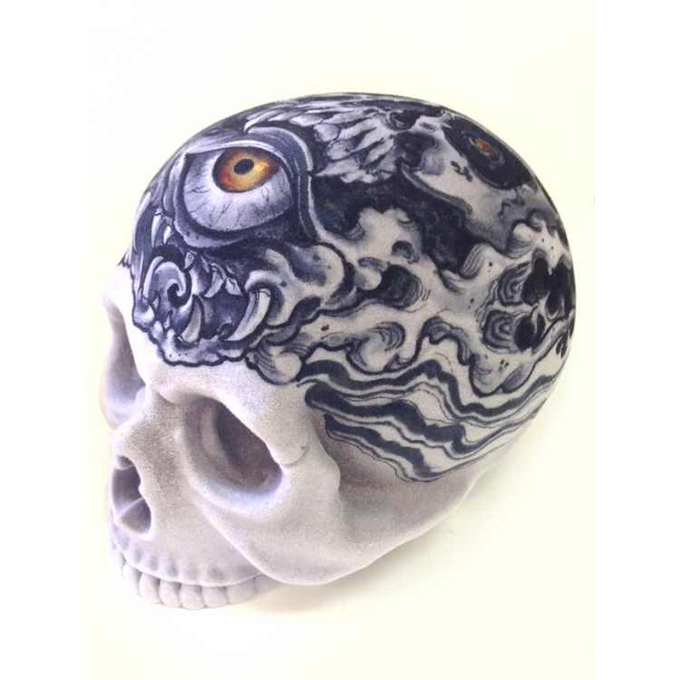 Gold Rush" 1/1 SKULL HEAD Artist/GANJI (Three Tides tattoo by GANJI (Three Tides tattoo)