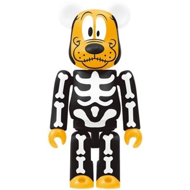Pluto Be@rbrick - Skeleton Ver. by Disney