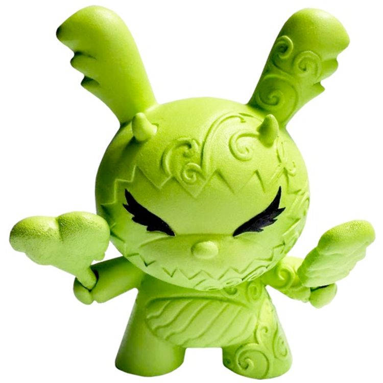 Crow Crow Bear Dunny GID by ESC Toy (Erick Scarecrow)
