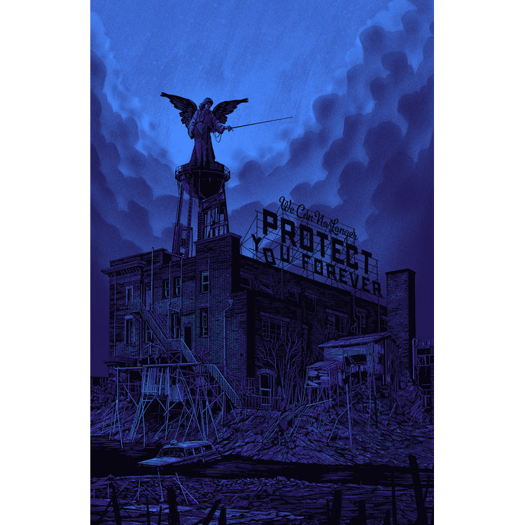 we can no longer protect you forever - blue by Daniel Danger