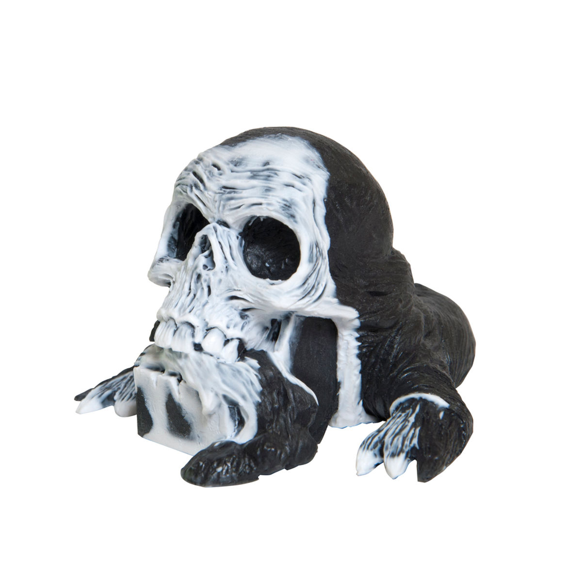 Skulor the Worm King - Marbled Resin (B&W)