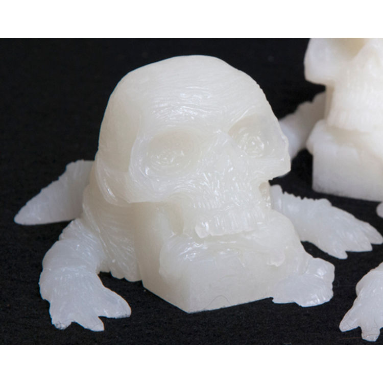 Skulor the Worm King - Translucent White Resin Blank by Joshua Sutton