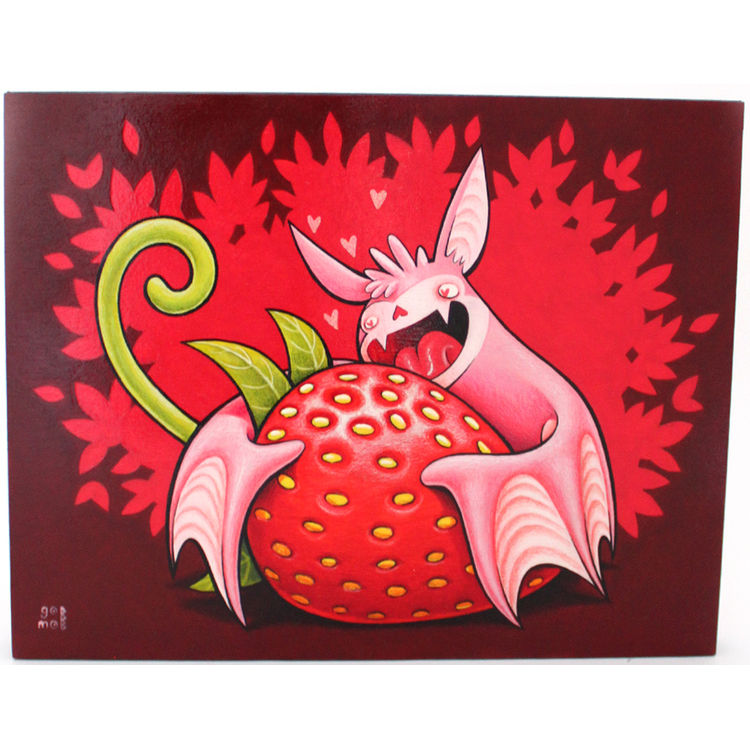 Strawberry Bat by Grelin Machin