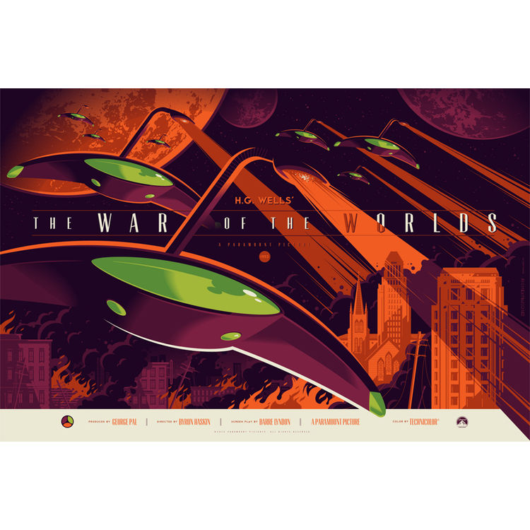 The War of the Worlds - Regular by Tom Whalen