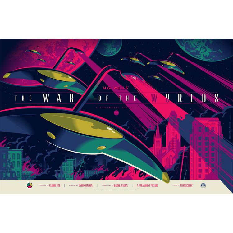War of the Worlds - Foil Variant by Tom Whalen