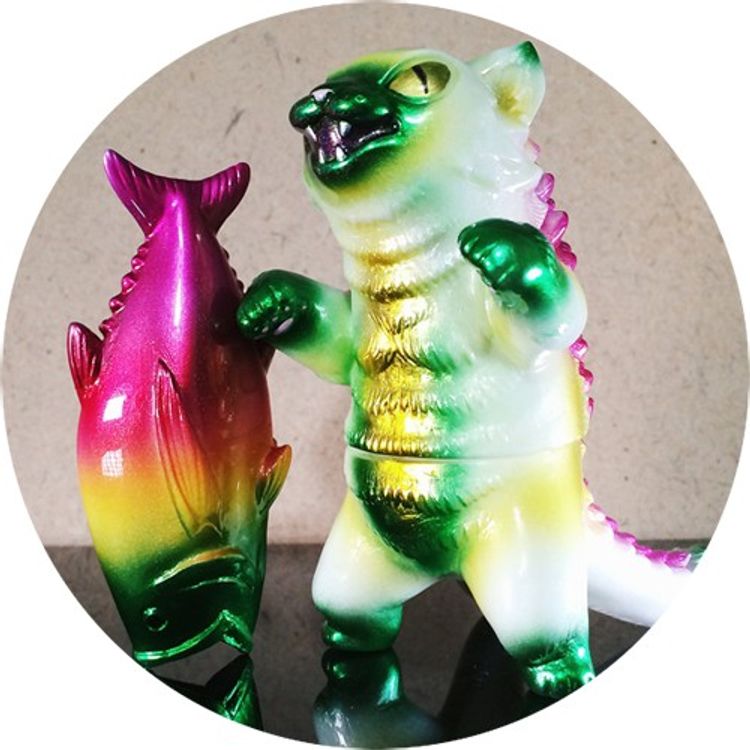 Mini Negora with Fish - Popcon Asia 2014 Edition by Mark Nagata