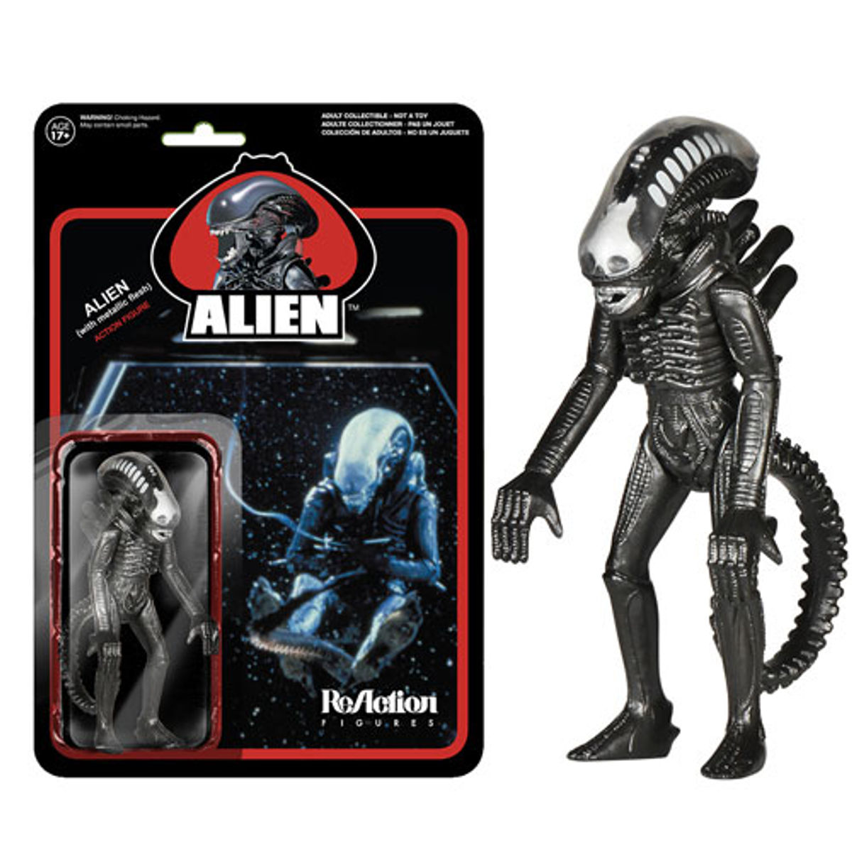 Alien ReAction Figures Series 2 - Metallic Alien