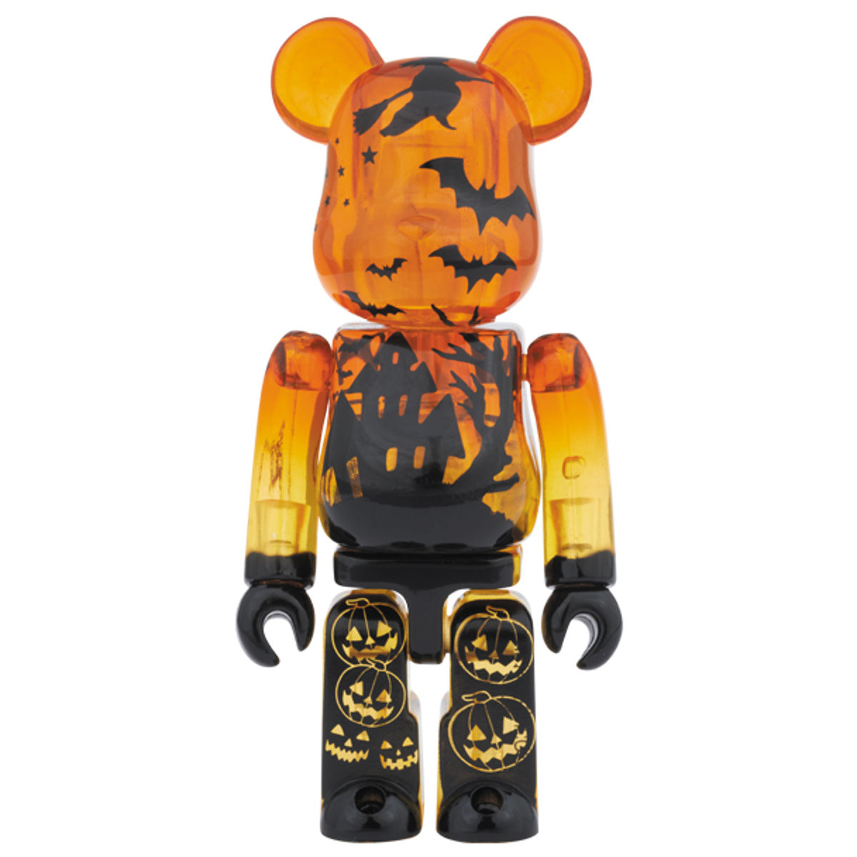 2014 HALLOWEEN BE@RBRICK - Clear Orange