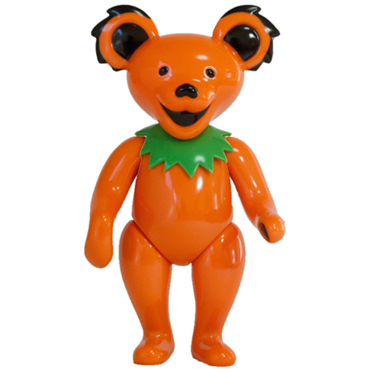 Orange Grateful Dead Dancing Bear by Dune