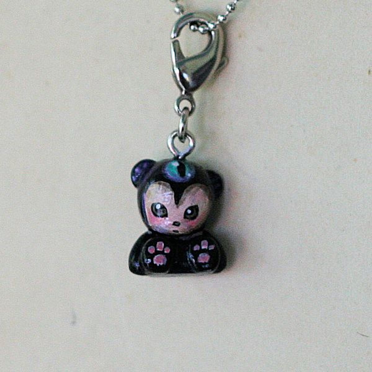 Customized Kidrobot Zipperpull necklace